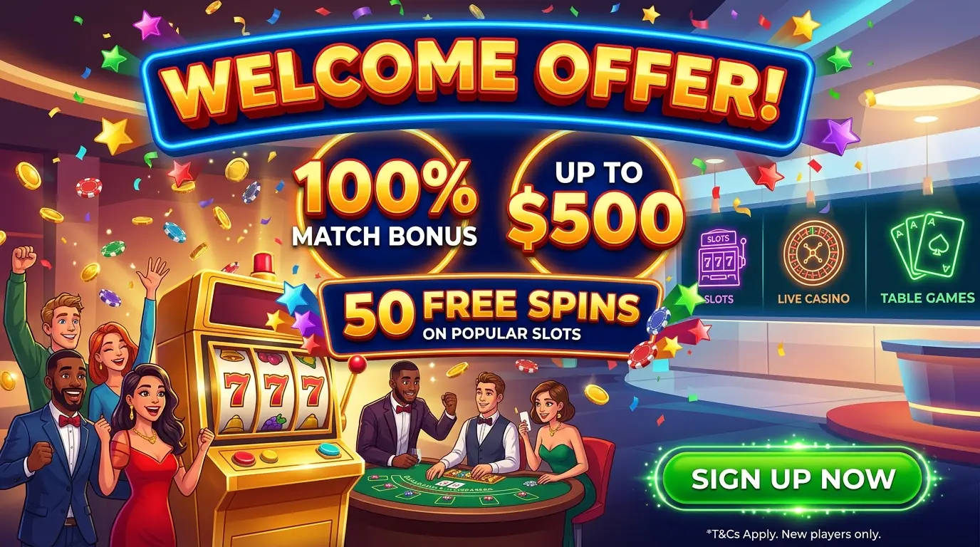 Welcome offer Hugo casino