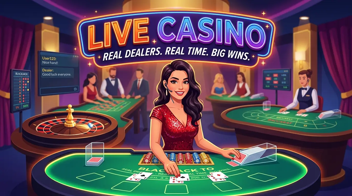 Spela live hos Hugo casino